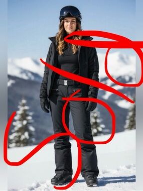 Bogner Women’s Snow Pants Ski Pants Black Women’s Size 12